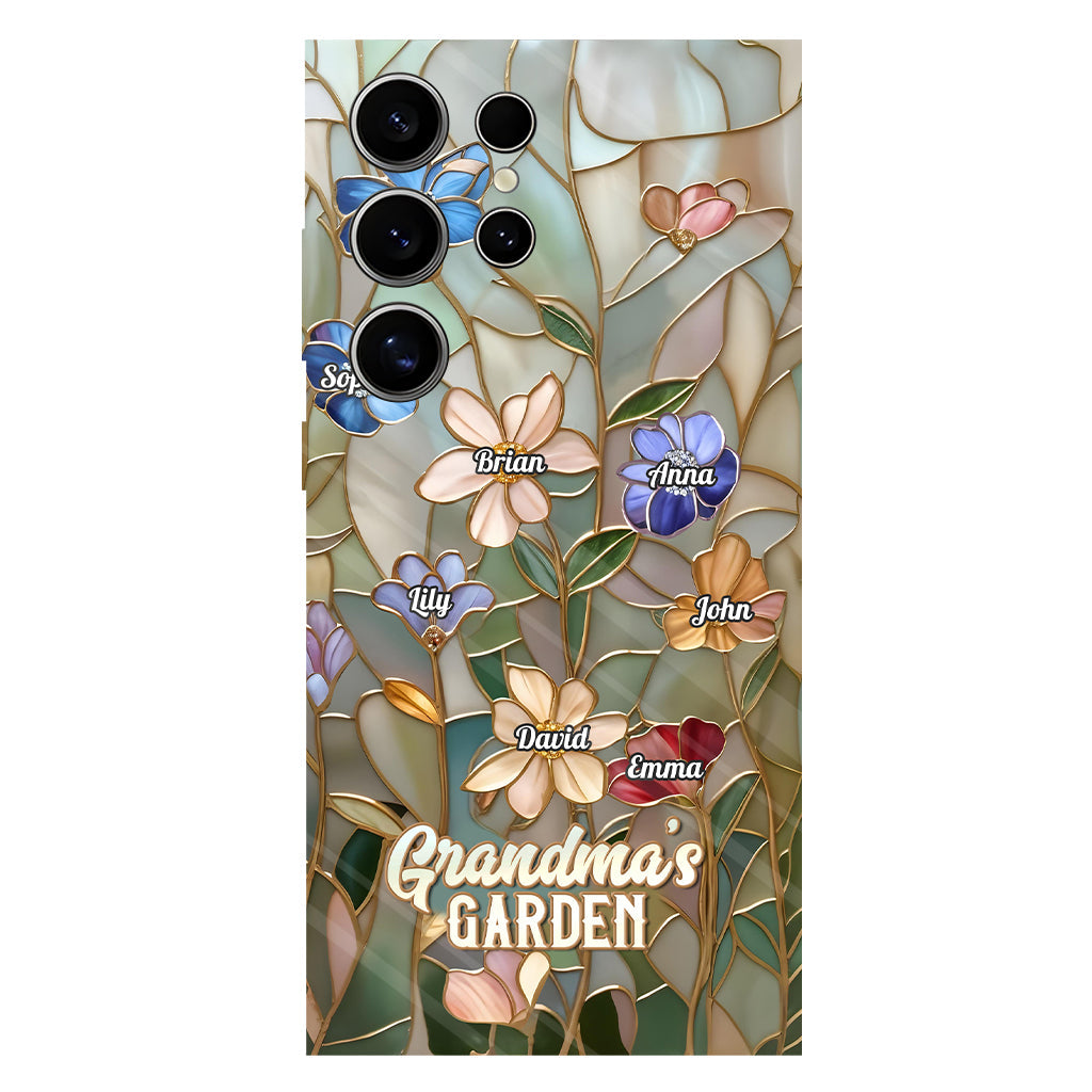Grandma's Garden - Personalized Grandma Full Print Phone Case