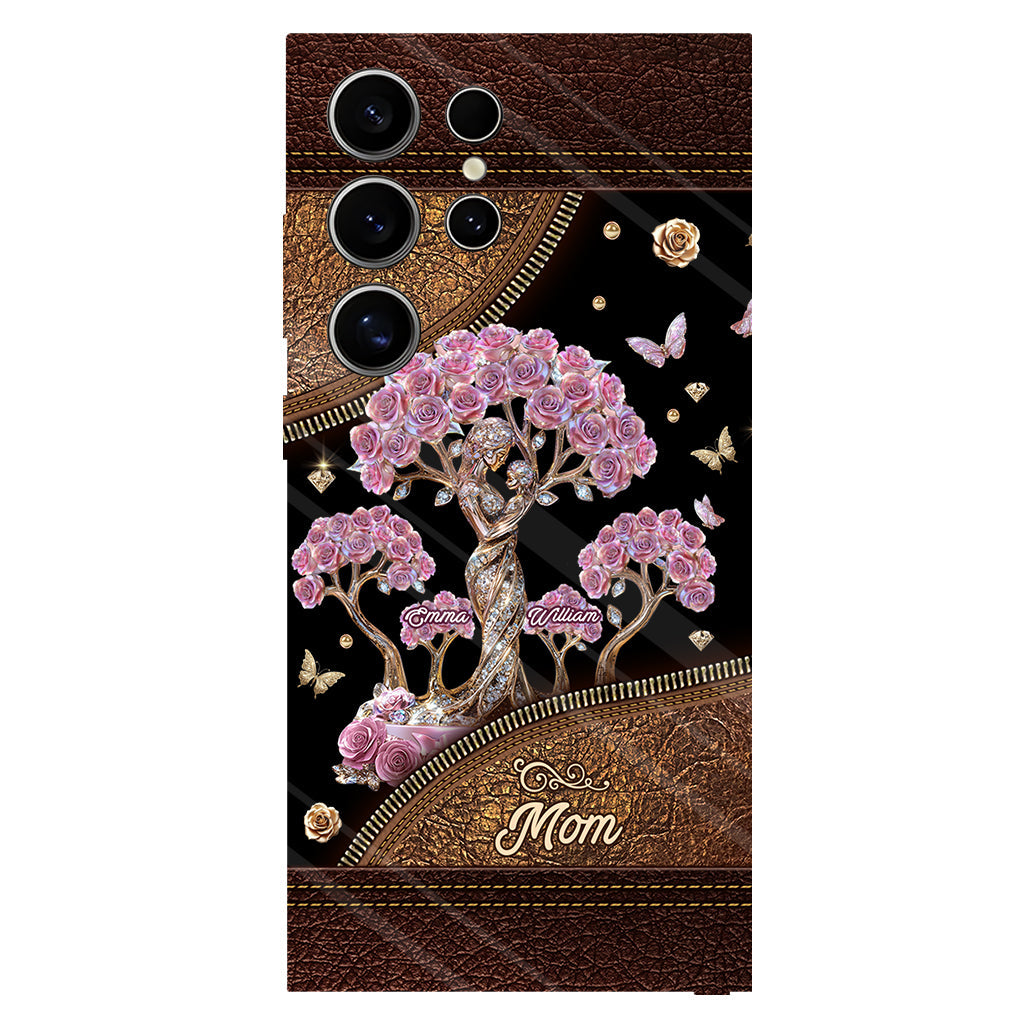 Die Liebe zwischen Mutter und ihren Kindern – Personalisierte Handyhülle mit Muttermotiv