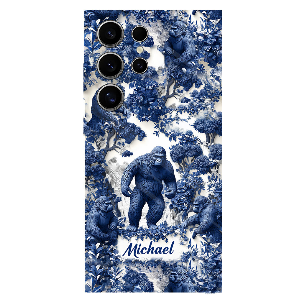 Bigfoot Summer Vibes - Personalized Hiking Full Print Phone Case