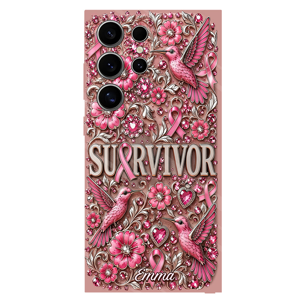 Breast Cancer Awareness - Personalized Breast Cancer Awareness Full Print Phone Case