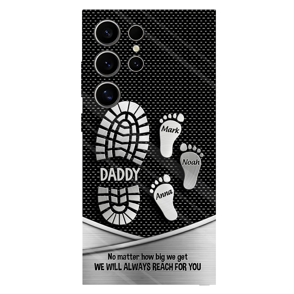 Your Footsteps Led Our Way - Personalized Father Full Print Phone Case