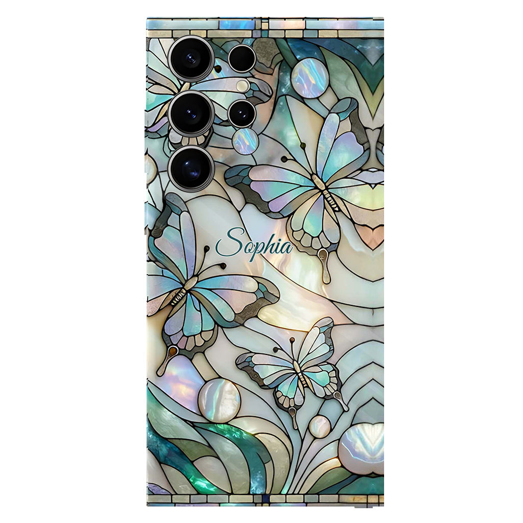 Love Butterflies - Personalized Butterfly Full Print Phone Case