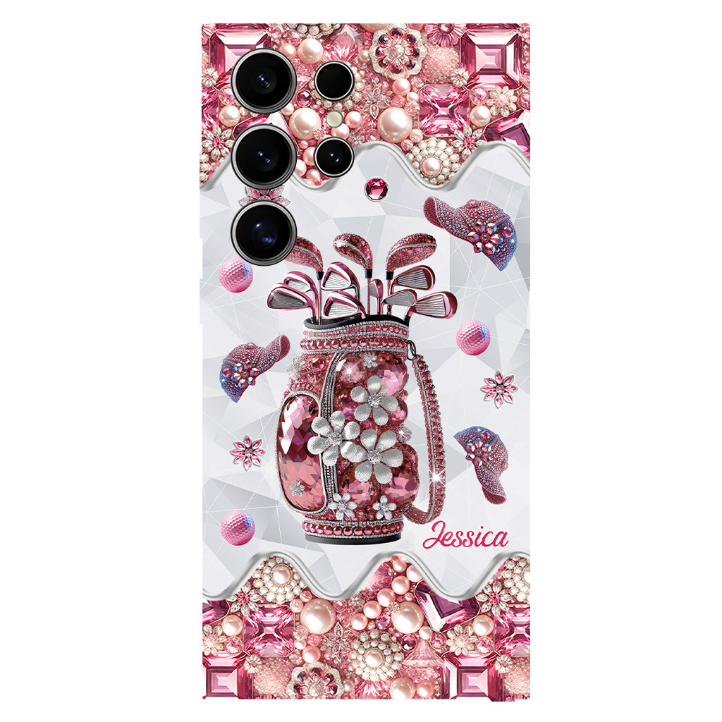 Just A Girl Who Loves Golf - Personalized Golf Full Print Phone Case