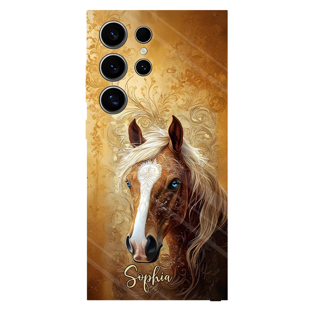 Love Horses - Personalized Horse Full Print Phone Case