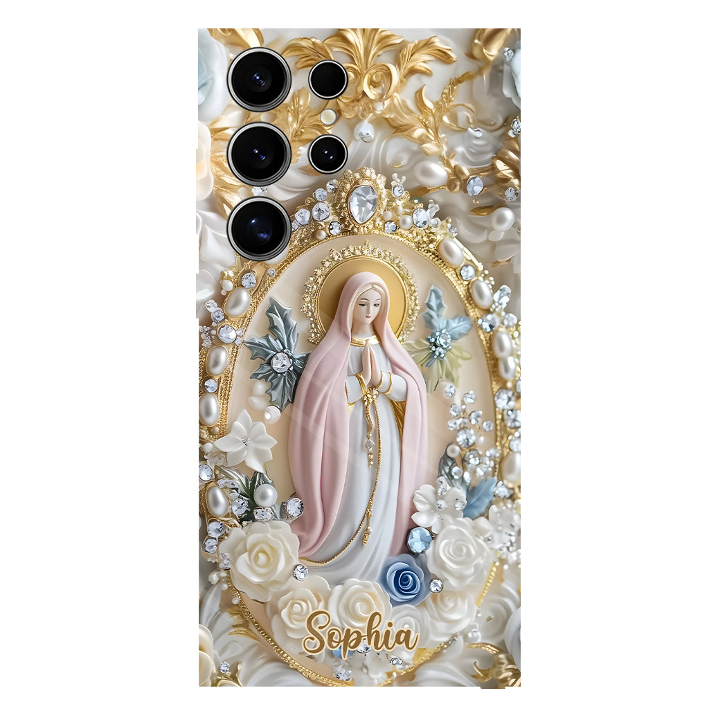 Personalisierte Handyhülle mit christlichem Vollbild für Gläubige