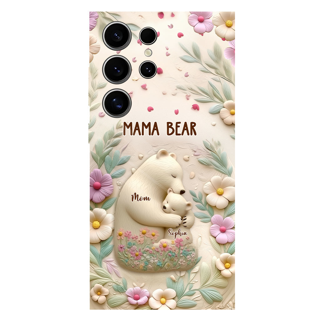 Mama Bär – Personalisierte Handyhülle mit Muttermotiv