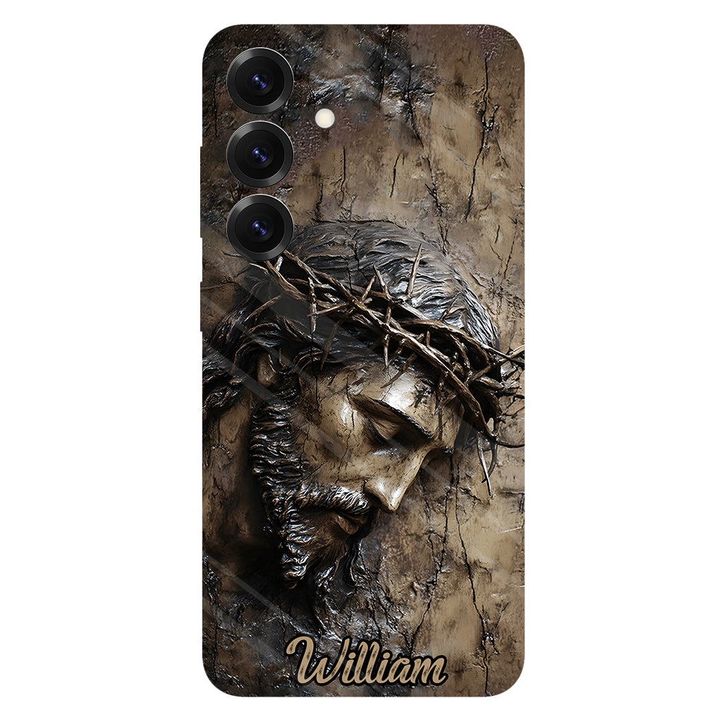 Glaube, Hoffnung, Liebe – Personalisierte Handyhülle mit christlichem Vollbilddruck