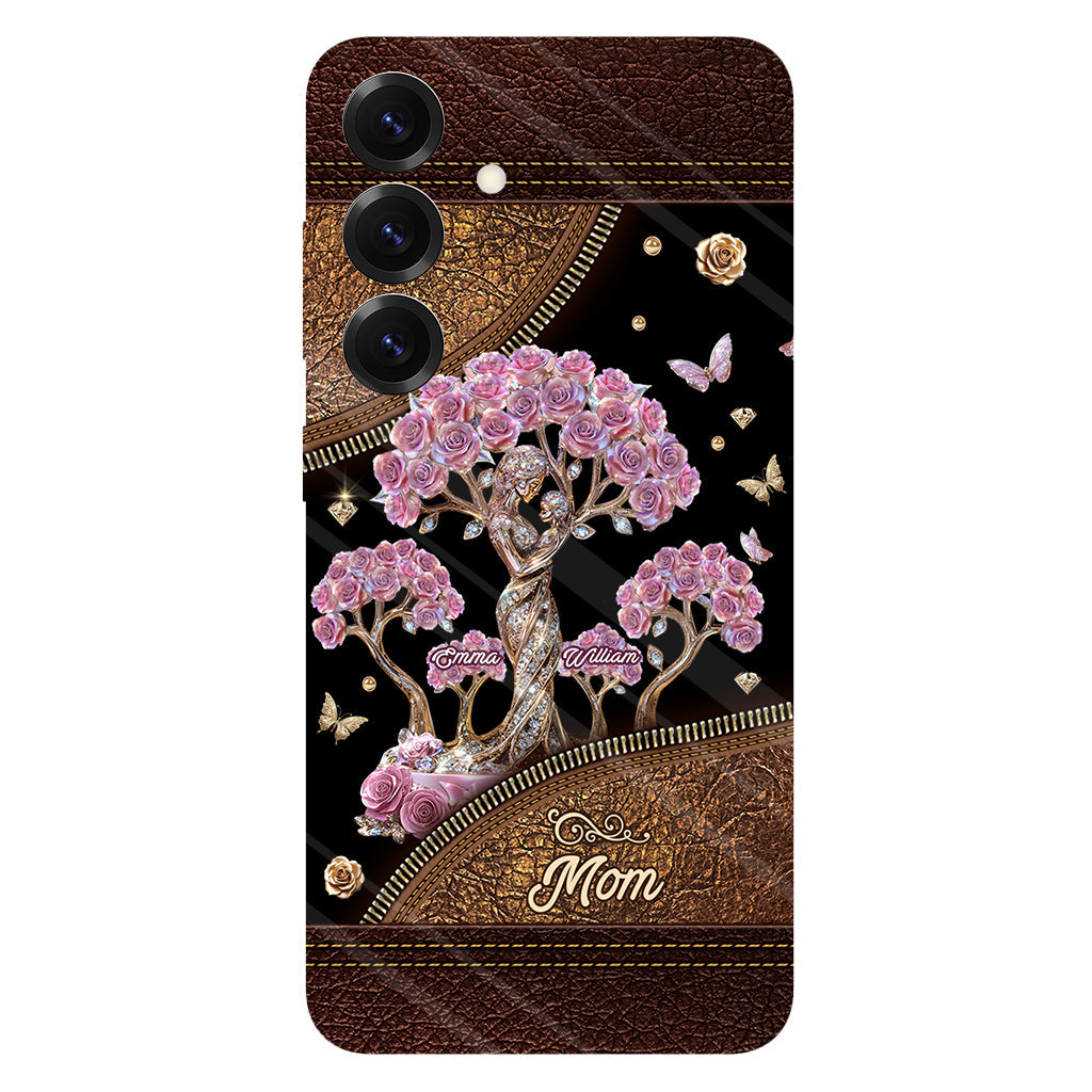 Die Liebe zwischen Mutter und ihren Kindern – Personalisierte Handyhülle mit Muttermotiv