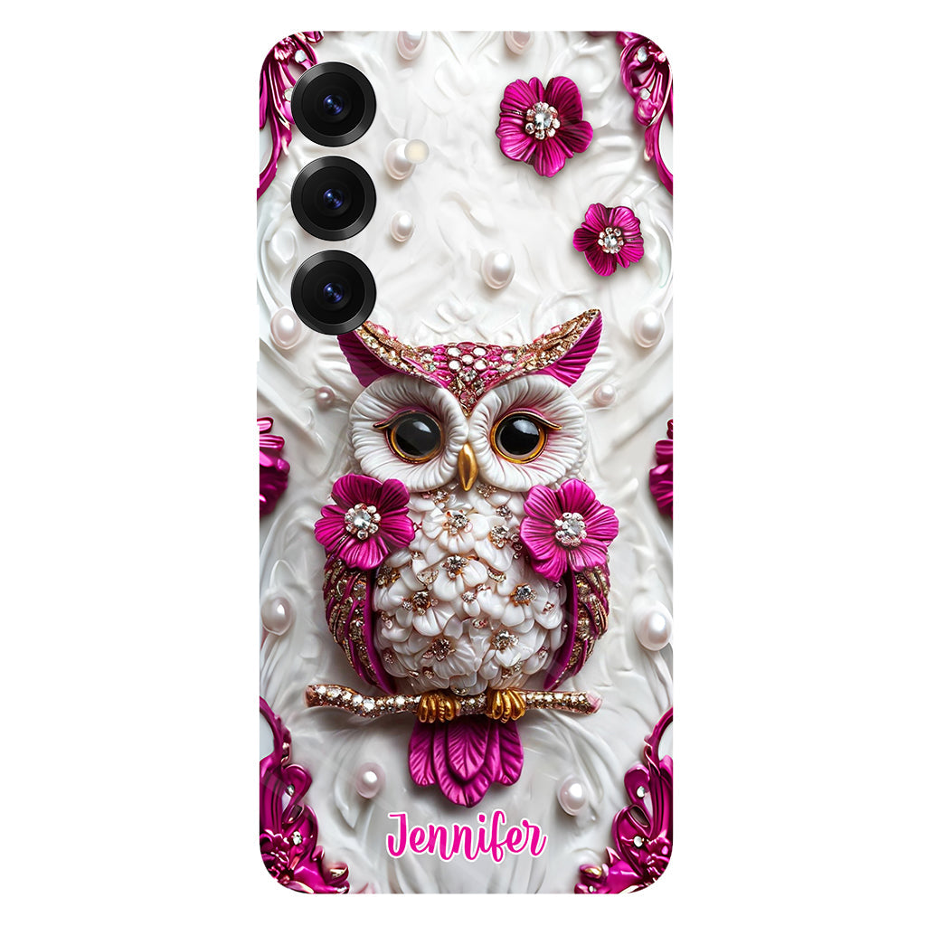 Beautiful Owl - Personalized Owl Full Print Phone Case