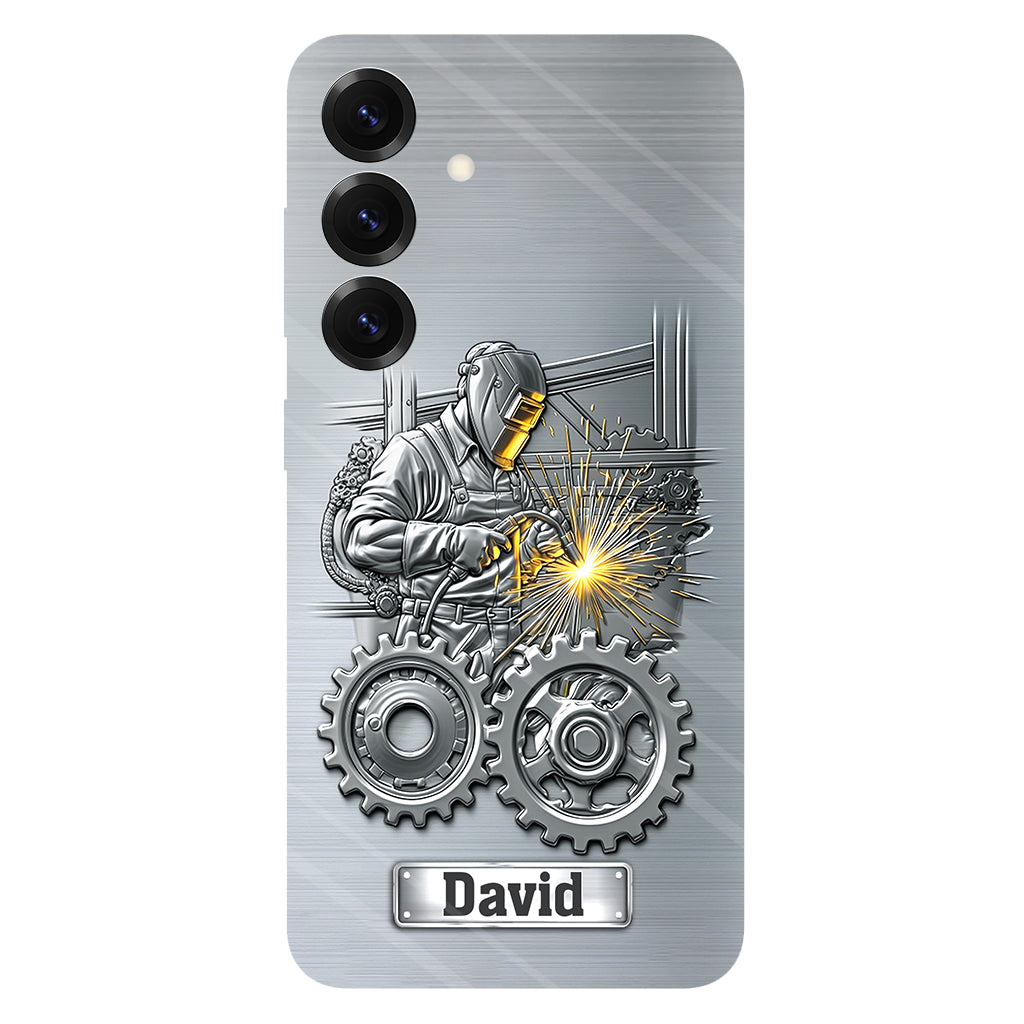 Aus Starken werden Schweißer – Personalisierte Handyhülle mit Schweißer-Motiv