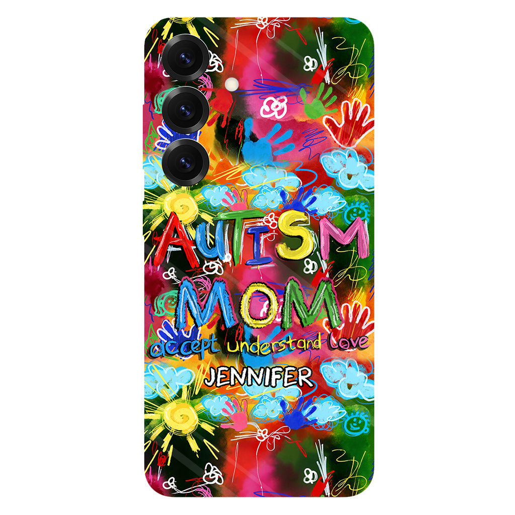 Autism Mom - Personalized Autism Awareness Full Print Phone Case