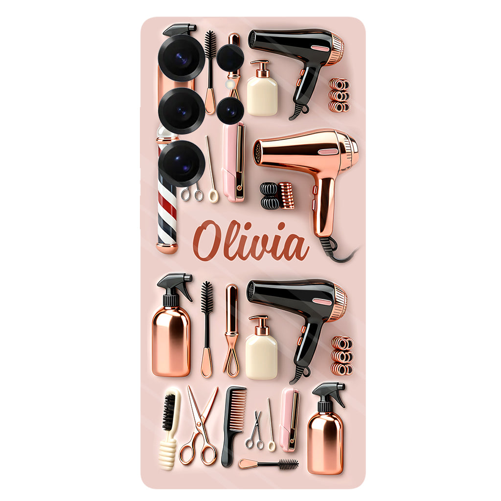 Perfekter Friseur – Personalisierte Handyhülle mit Friseurmotiv und Vollbild