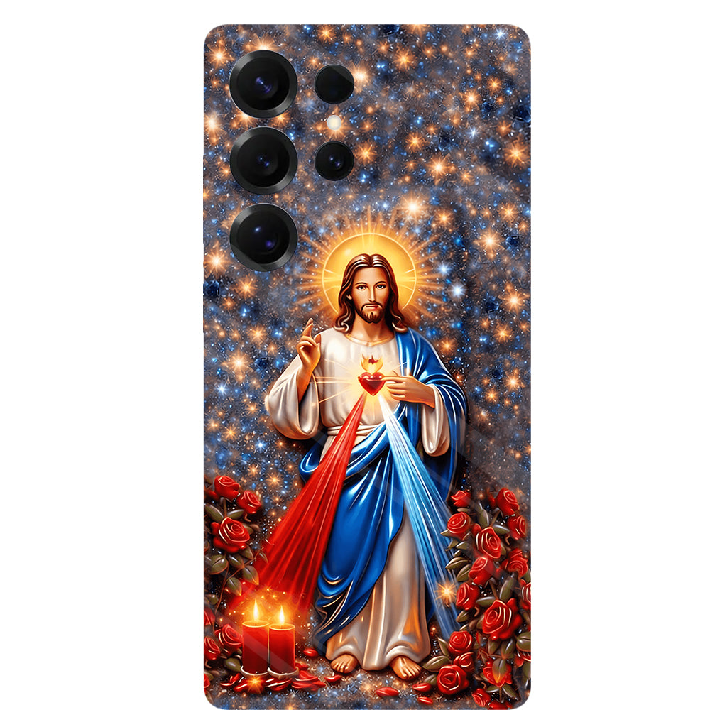 Sacred Heart of Jesus - Personalized Christian Full Print Phone Case
