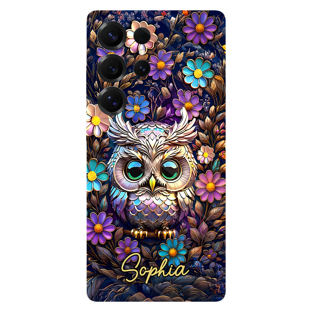 Cute Owl - Personalized Owl Full Print Phone Case