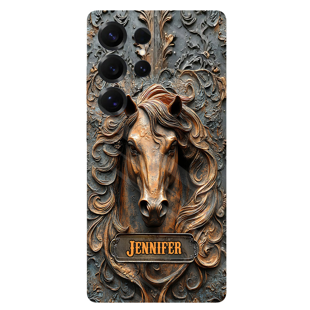 Liebe Pferde – Personalisierte Handyhülle mit Pferdemotiv
