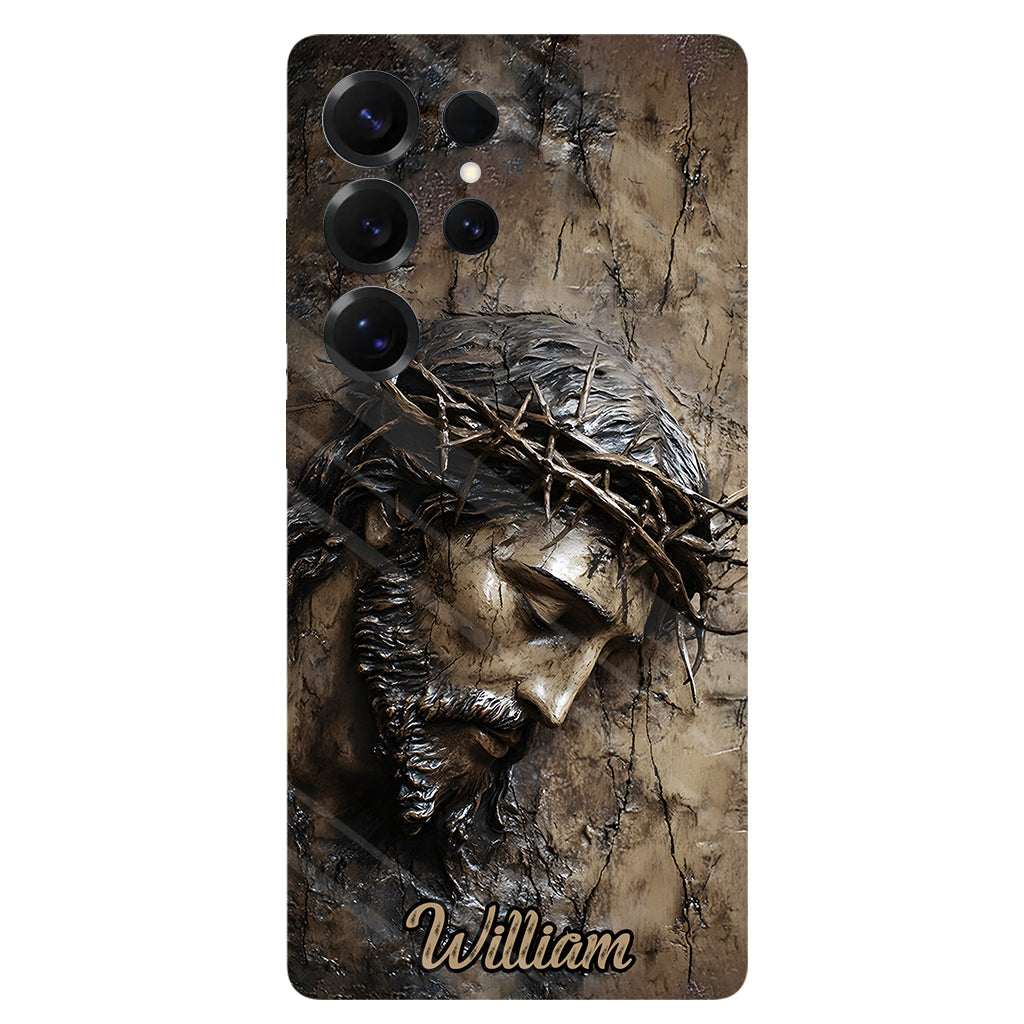 Glaube, Hoffnung, Liebe – Personalisierte Handyhülle mit christlichem Vollbilddruck