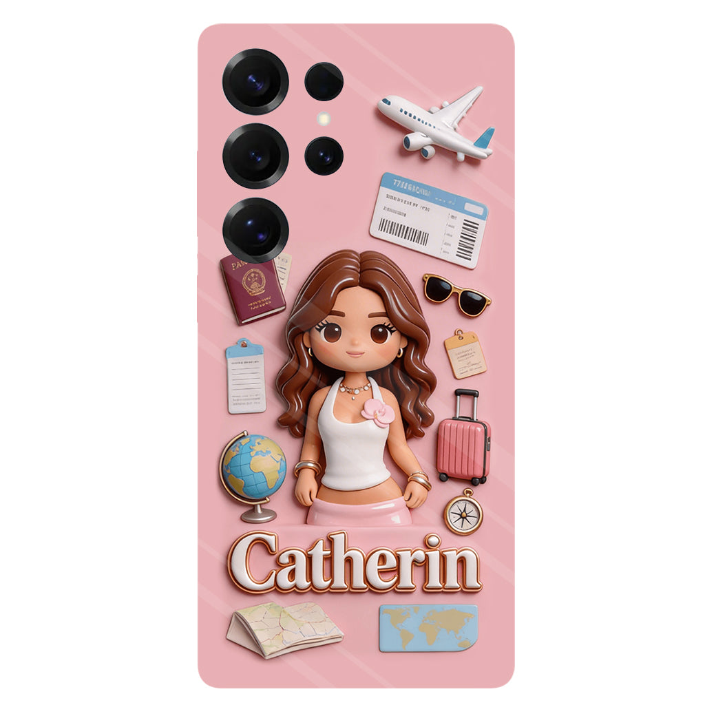 Traveling Lover - Personalized Travelling Full Print Phone Case