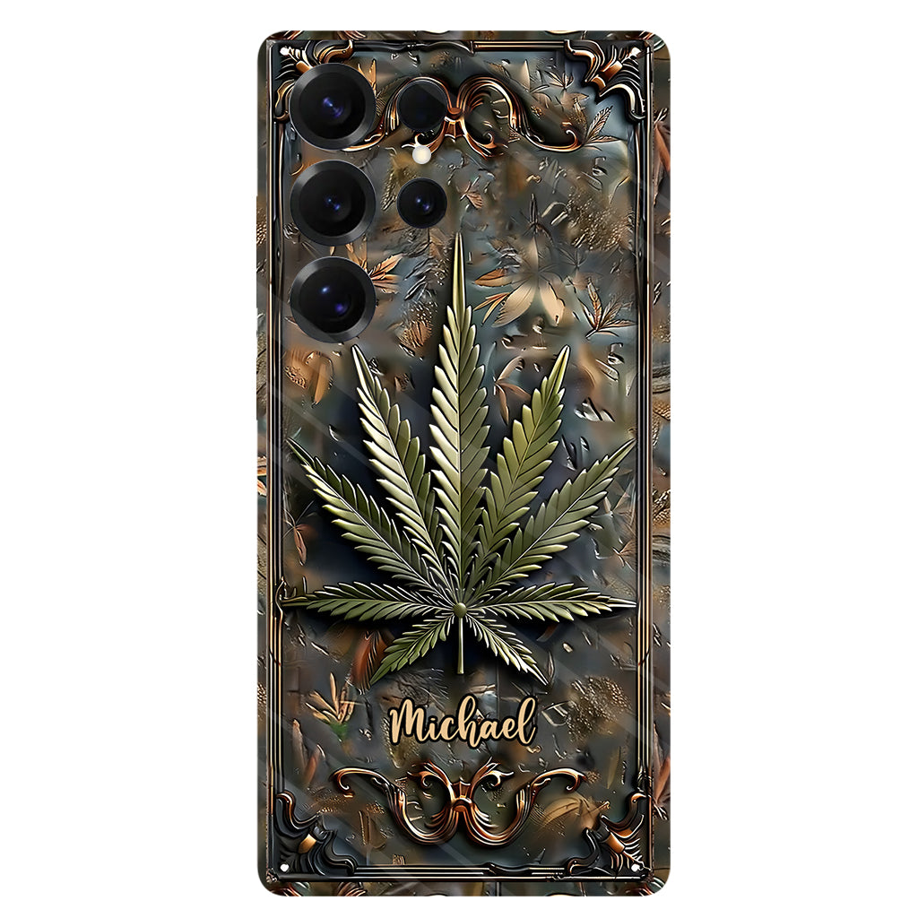 High Life - Personalized Weed Full Print Phone Case