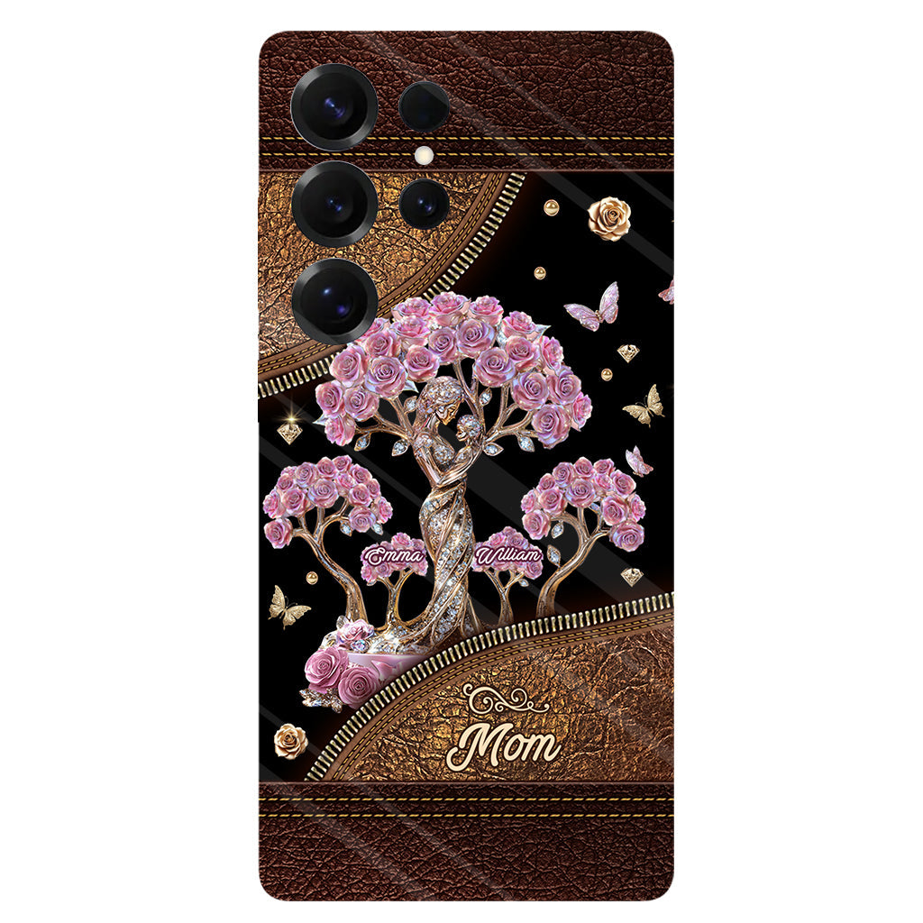 Die Liebe zwischen Mutter und ihren Kindern – Personalisierte Handyhülle mit Muttermotiv