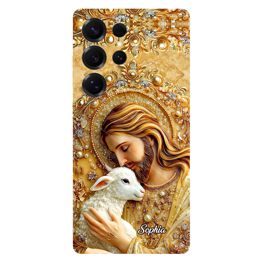 Ein Kind Gottes – Personalisierte Handyhülle mit christlichem Vollbilddruck