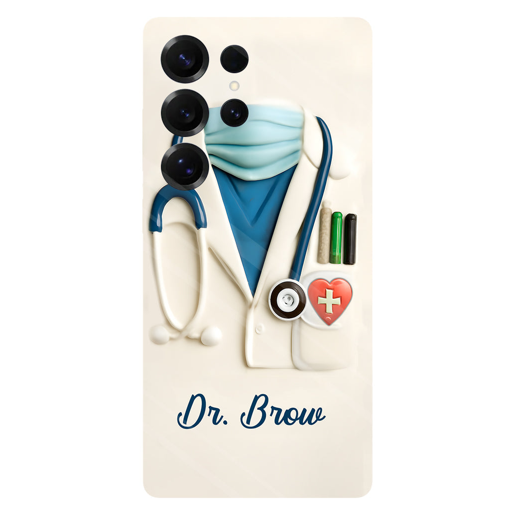 Medical Appreciation Design With Stethoscope - Personalized Full Print Phone Case