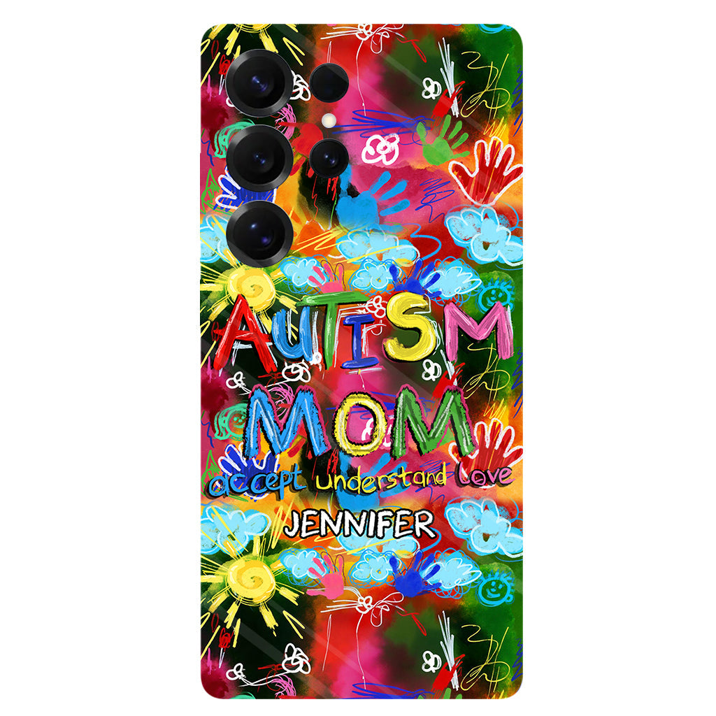 Autism Mom - Personalized Autism Awareness Full Print Phone Case