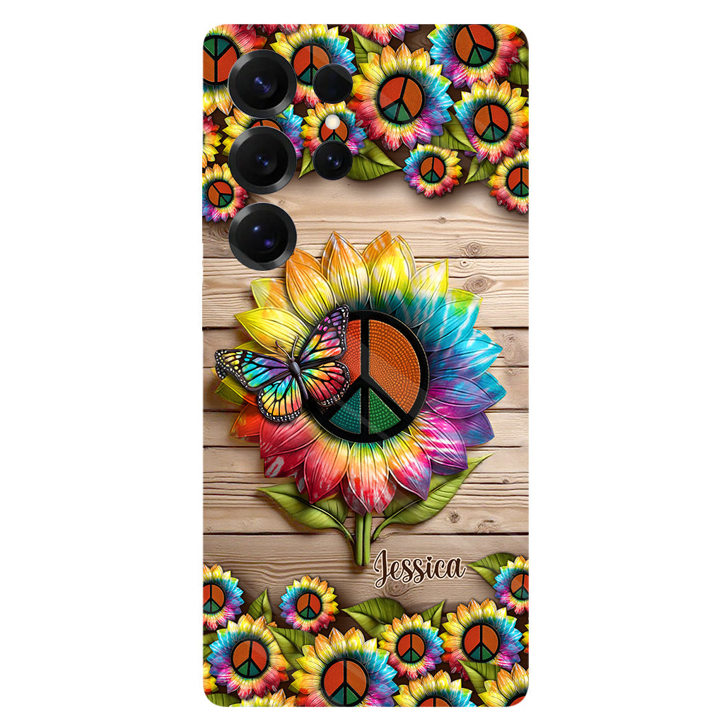 Hippie Soul – Personalisierte Handyhülle mit Hippie-Vollbilddruck