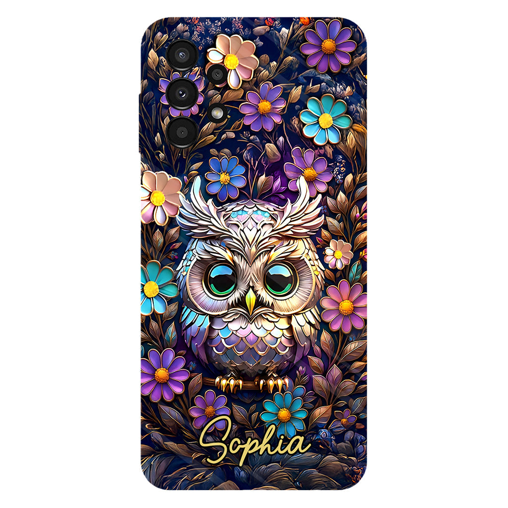 Cute Owl - Personalized Owl Full Print Phone Case