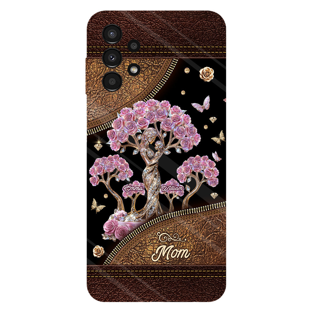 Die Liebe zwischen Mutter und ihren Kindern – Personalisierte Handyhülle mit Muttermotiv