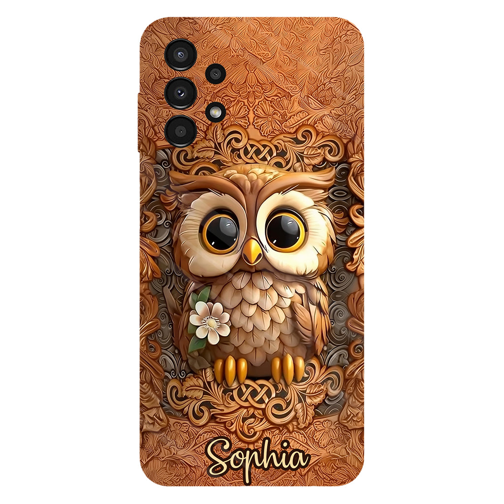 Beautiful Owl - Personalized Owl Full Print Phone Case