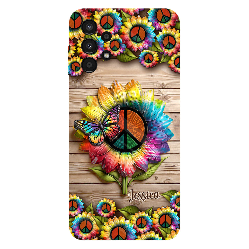 Hippie Soul – Personalisierte Handyhülle mit Hippie-Vollbilddruck