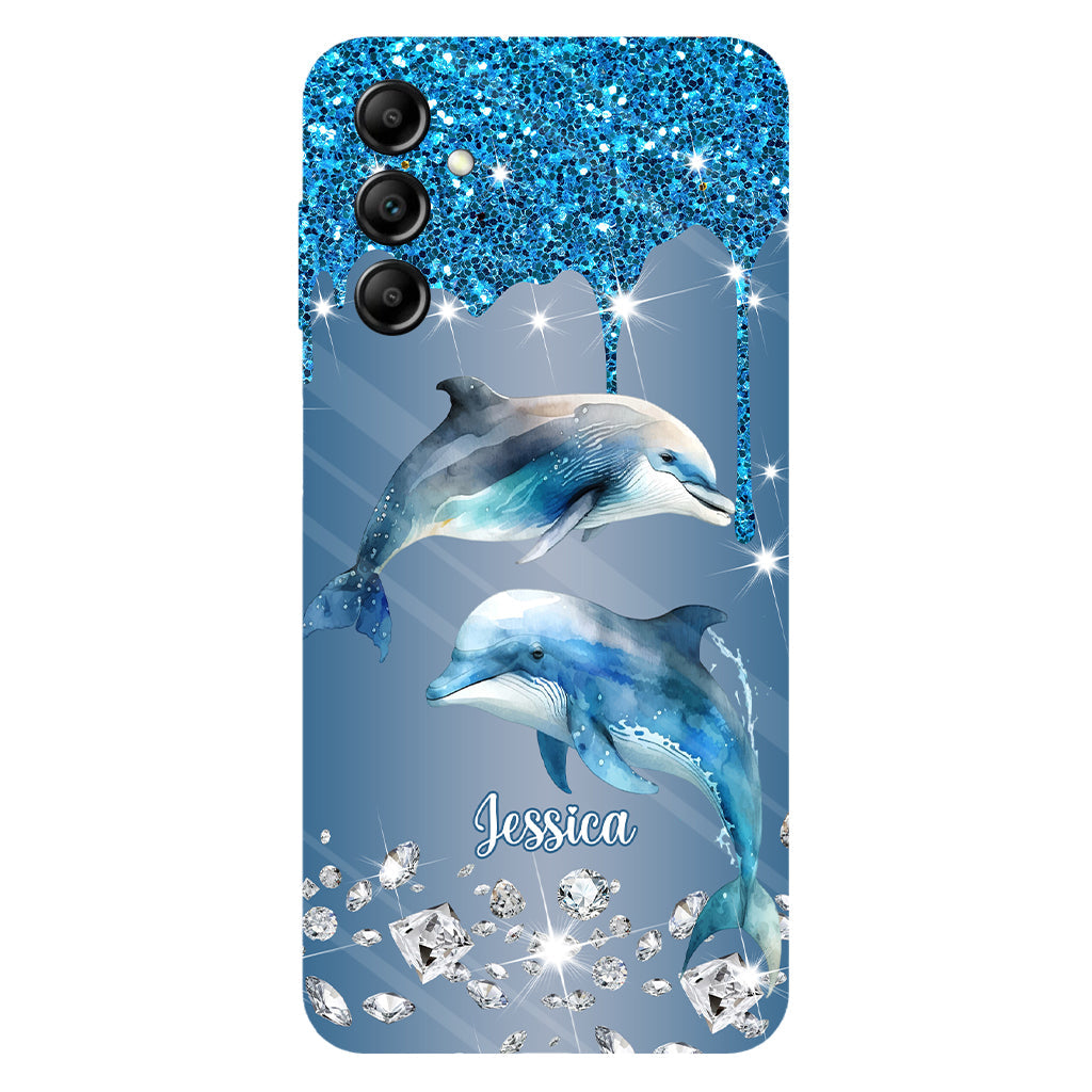 Beautiful Dolphins - Personalized Dolphin Full Print Phone Case