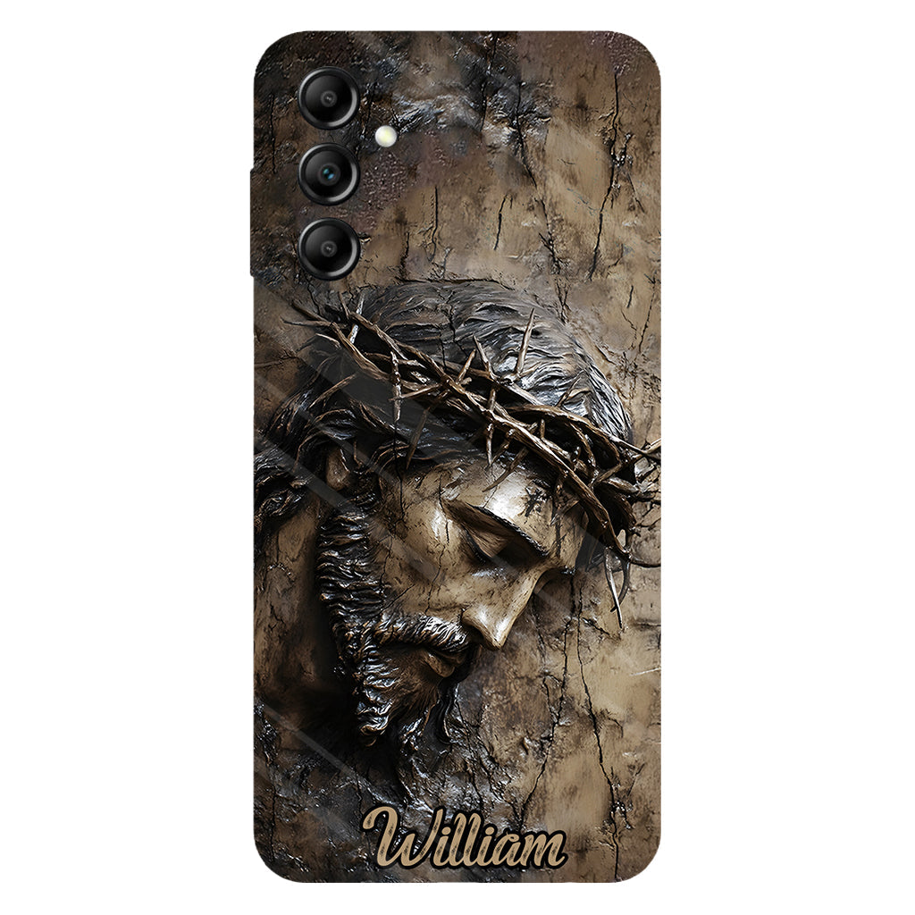 Glaube, Hoffnung, Liebe – Personalisierte Handyhülle mit christlichem Vollbilddruck