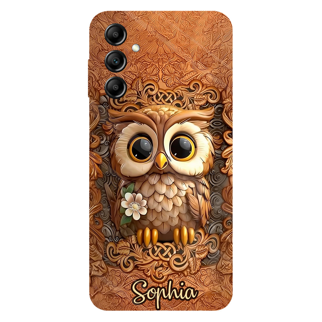 Beautiful Owl - Personalized Owl Full Print Phone Case