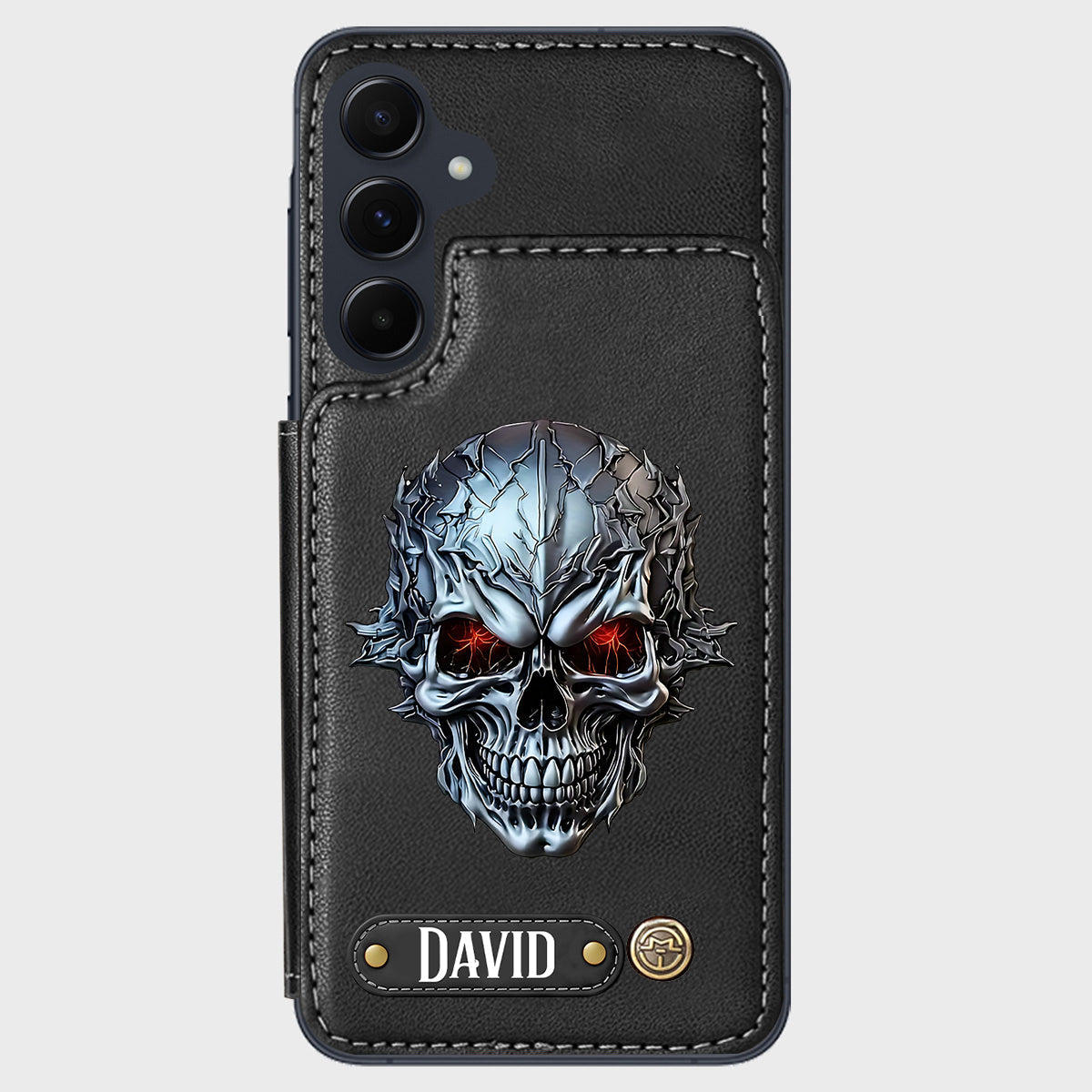 Cool Skull - Personalized Skull Wallet Phone Case