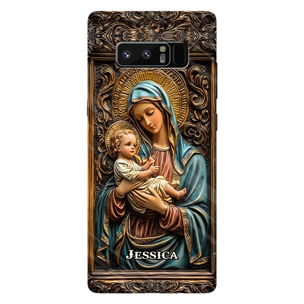 Personalisierte Handyhülle mit christlichem Vollbild für Gläubige