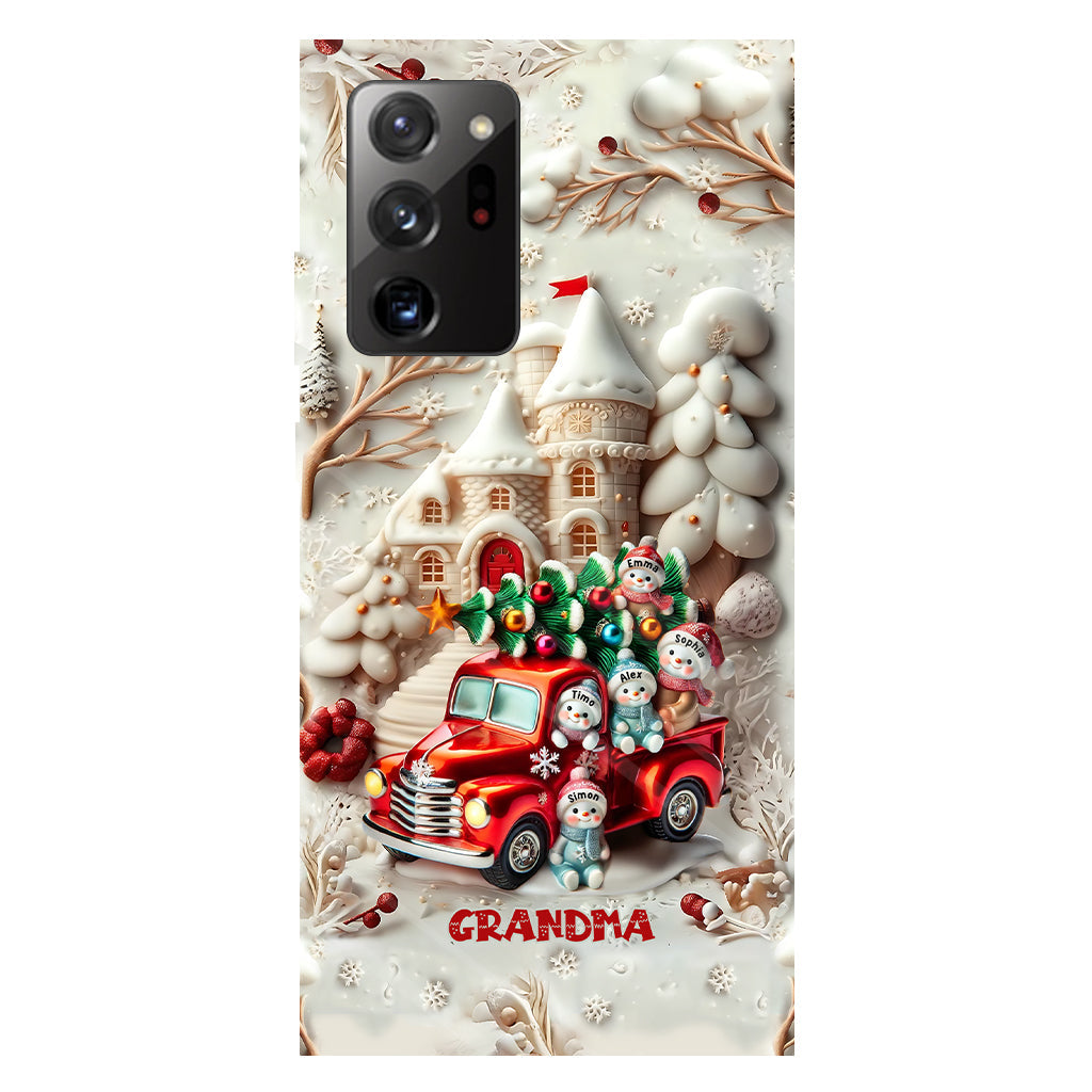 Nana's Little Cuties - Personalized Grandma Full Print Phone Case