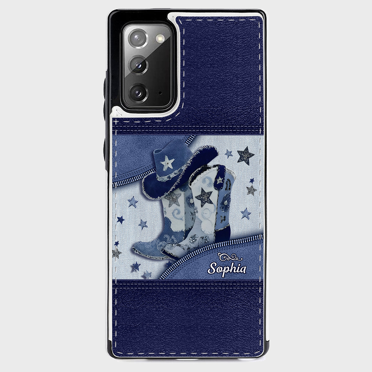 Cowgirl Boots - Personalized Cowgirl Foldable Wallet Phone Case