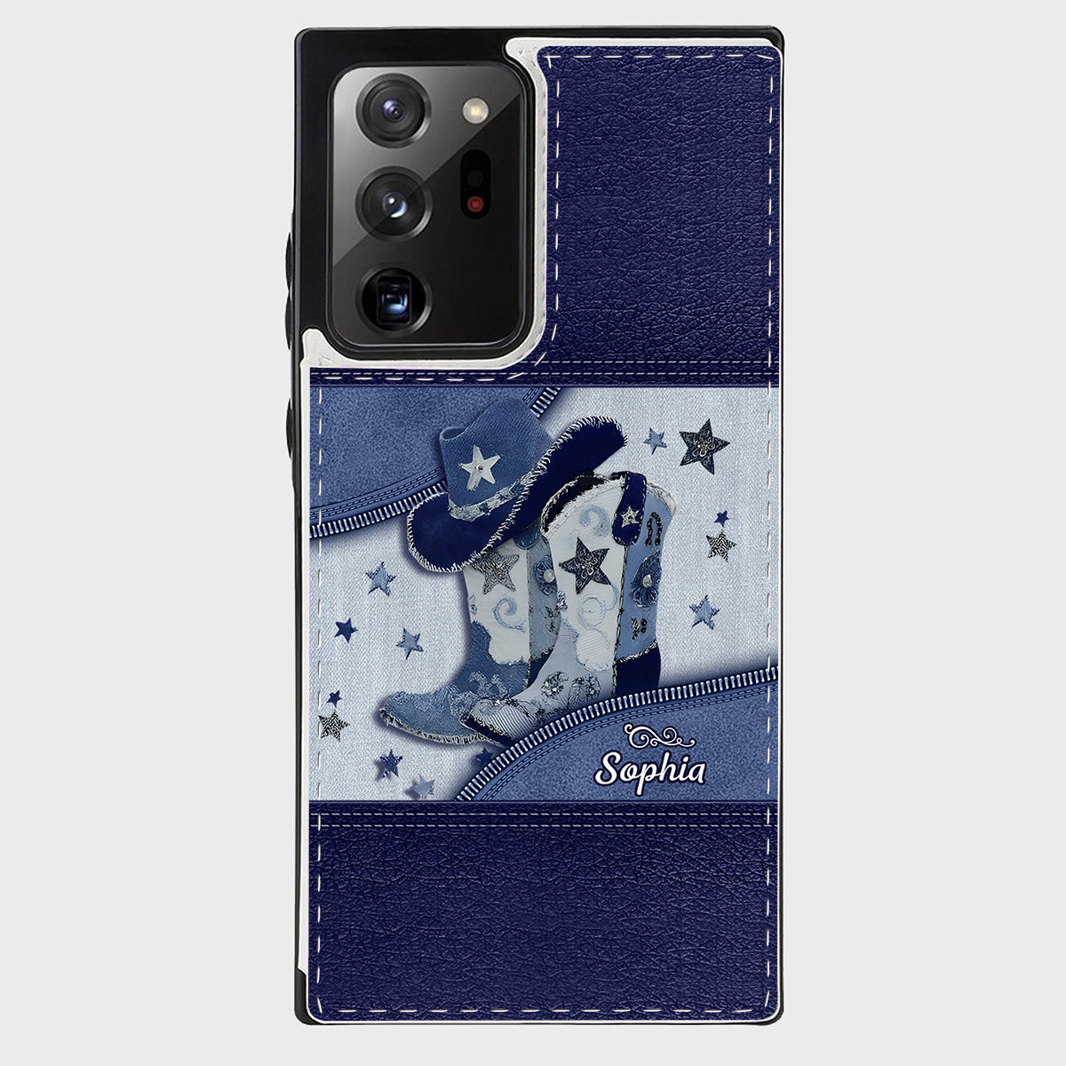 Cowgirl Boots - Personalized Cowgirl Foldable Wallet Phone Case