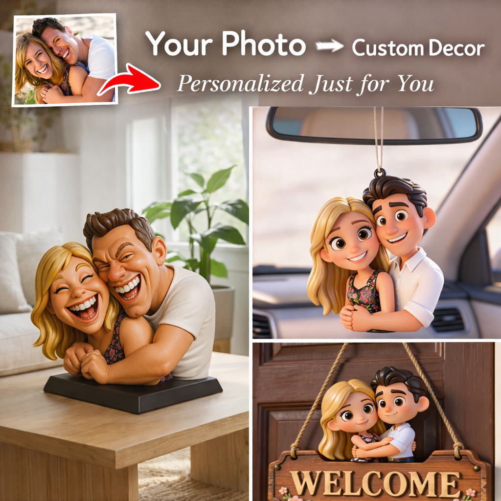 Laden Sie beliebige Fotos hoch und sehen Sie zu, wie sie sich verwandeln – personalisierte Geschenke für Ihre Liebsten.