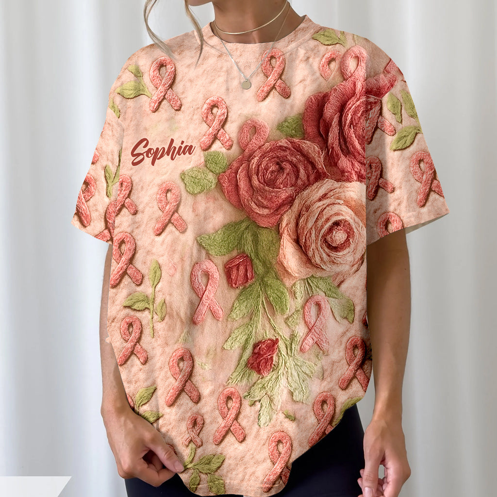 Brustkrebsvorsorge – Personalisiertes T-Shirt zur Brustkrebsvorsorge