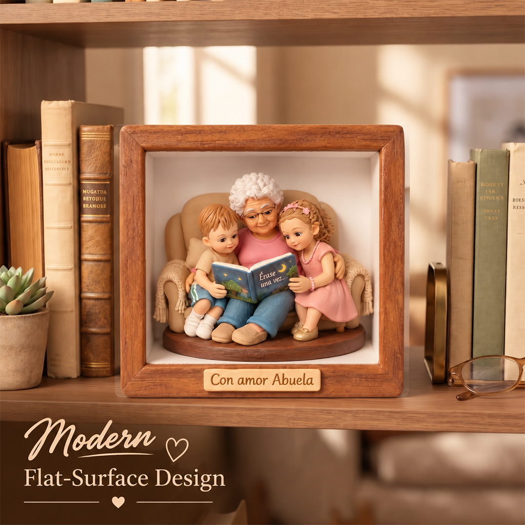 Personalized Custom Photo Single Mom Family Custom Shaped Acrylic Plaque Keepsake Gift