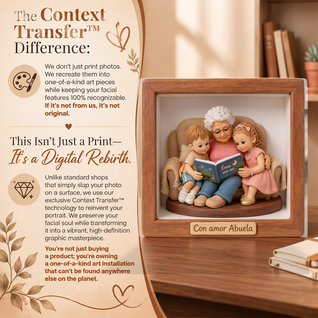 Personalized Custom Photo Family Of Four Custom Shaped Acrylic Plaque Keepsake Gift