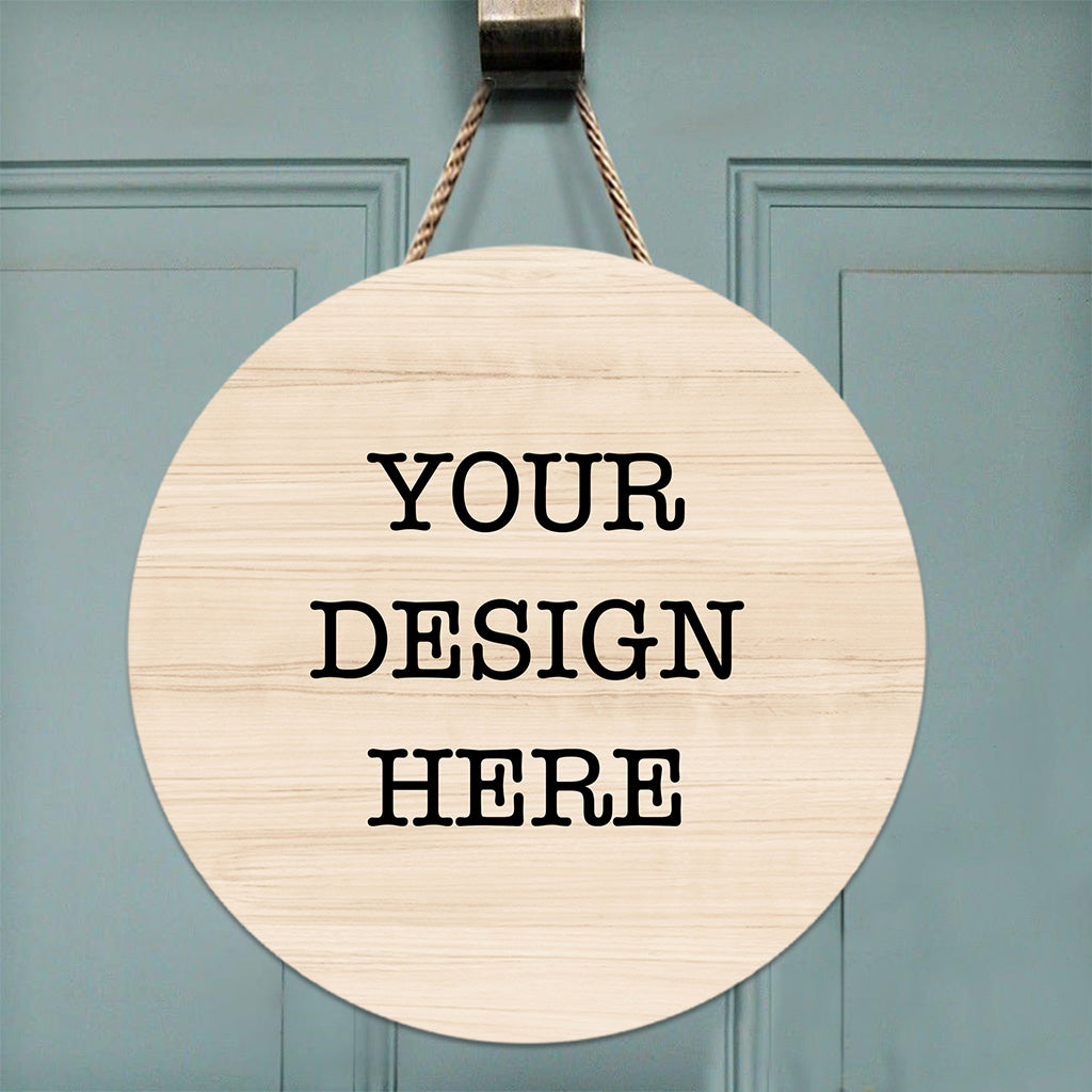 YourDesign Rundes Holzschild