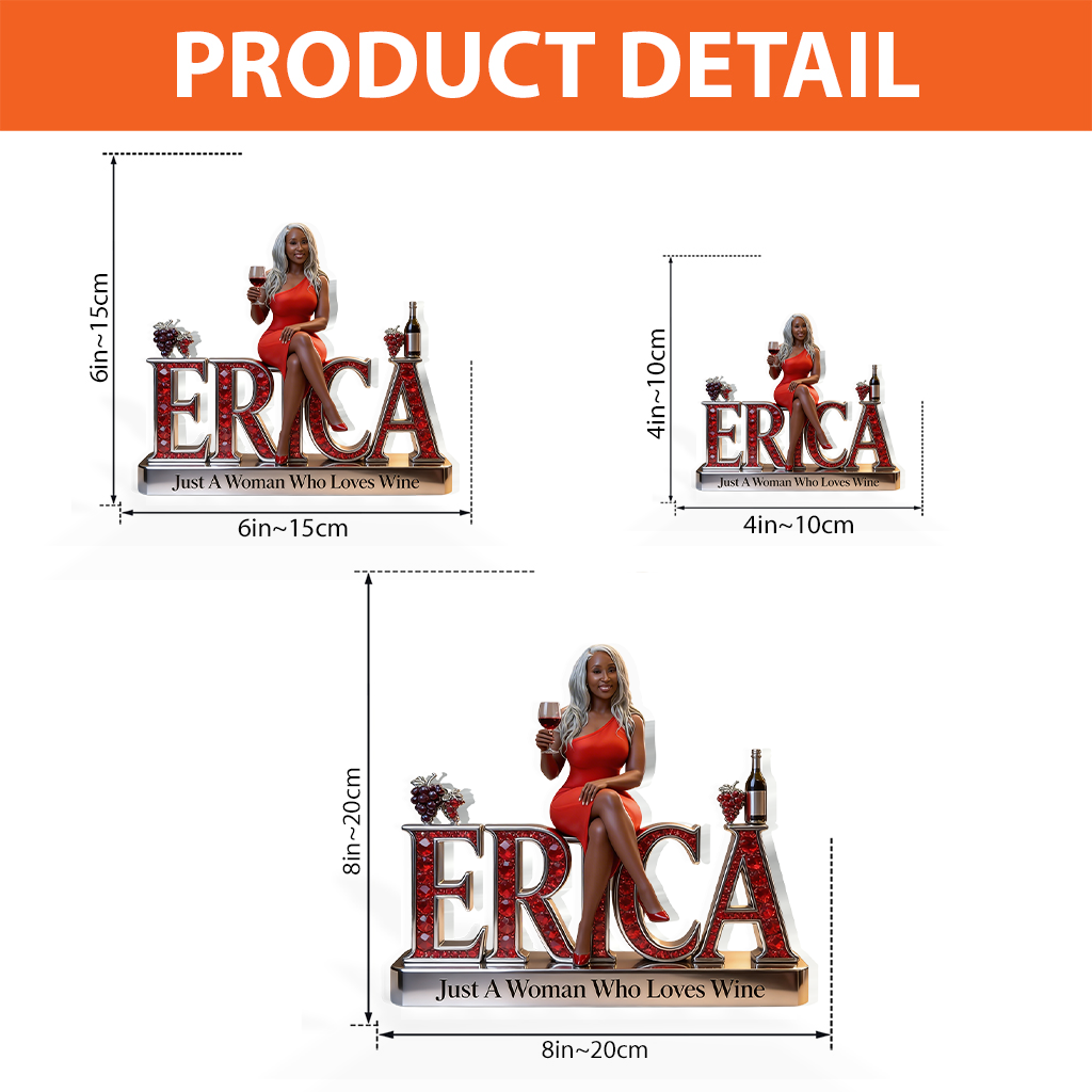 Custom Any Photo - Personalized Wine Custom Shaped Acrylic Plaque