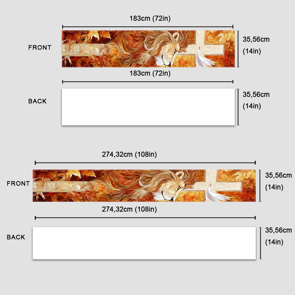 Verliebe dich in Jesus – Christlicher Tischläufer