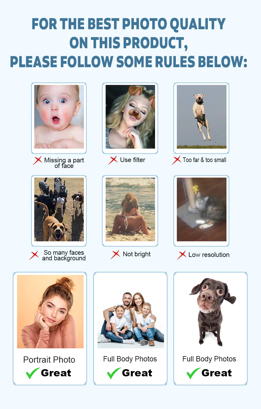 Ich verehre dich und liebe jeden Teil von dir – Individuelles Gesichtsbild hochladen – Personalisiertes Pärchenkissen