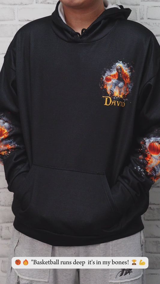 Basketball Is In My Bones - Personalized Basketball All Over Shirt