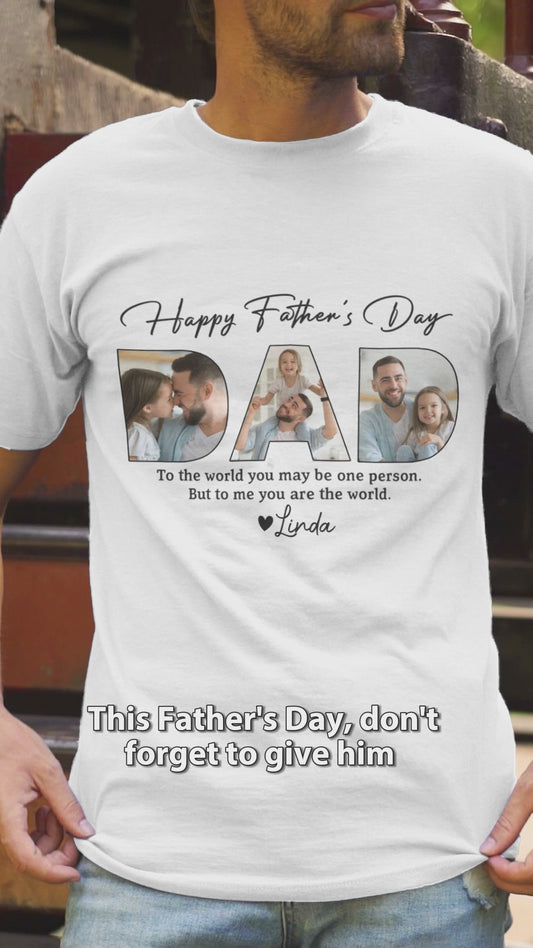 Alles Gute zum Vatertag, Papa! – Personalisiertes Vater-T-Shirt und Hoodie