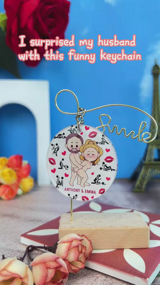 I Promise - Personalized Couple Keychain